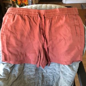 Loft peach colored shorts